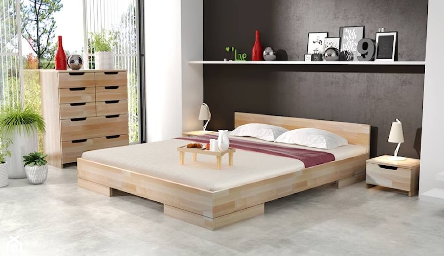 Łóżko drewniane bukowe Skandica SPECTRUM Long - zdjęcie od onemarket.pl - meble i dodatki