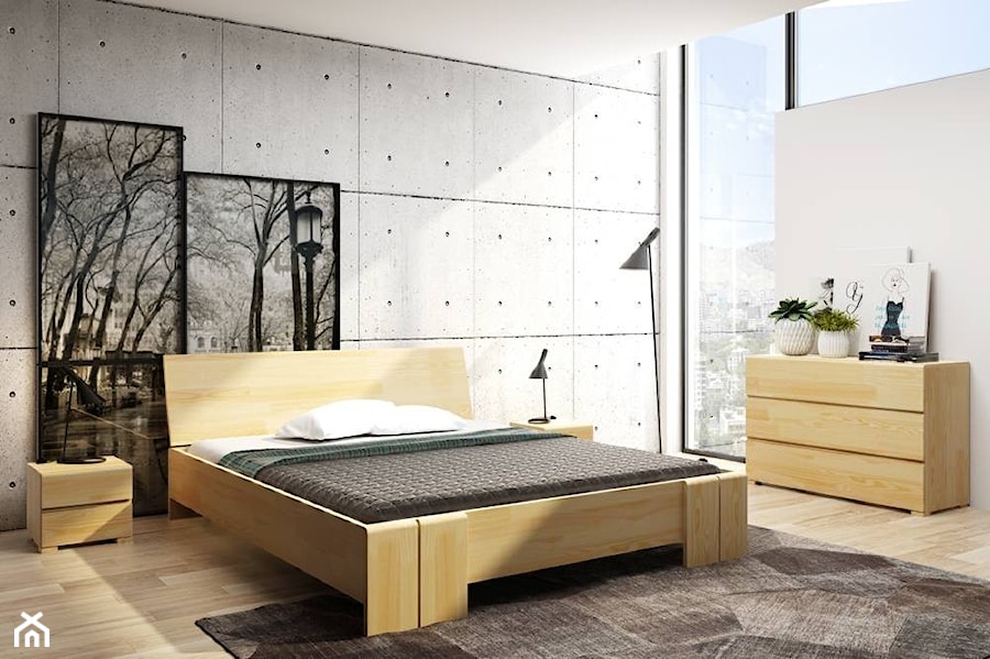 Łóżko drewniane sosnowe Skandica VESTRE Maxi & Long - zdjęcie od onemarket.pl - meble i dodatki