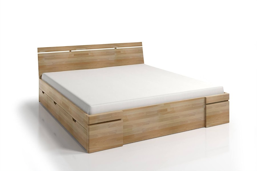 Łóżko drewniane bukowe z szufladami Skandica SPARTA Maxi & DR - zdjęcie od onemarket.pl - meble i dodatki