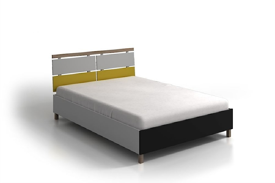 Drewniane łóżko do sypialni Visby VAXHOLM - zdjęcie od onemarket.pl - meble i dodatki
