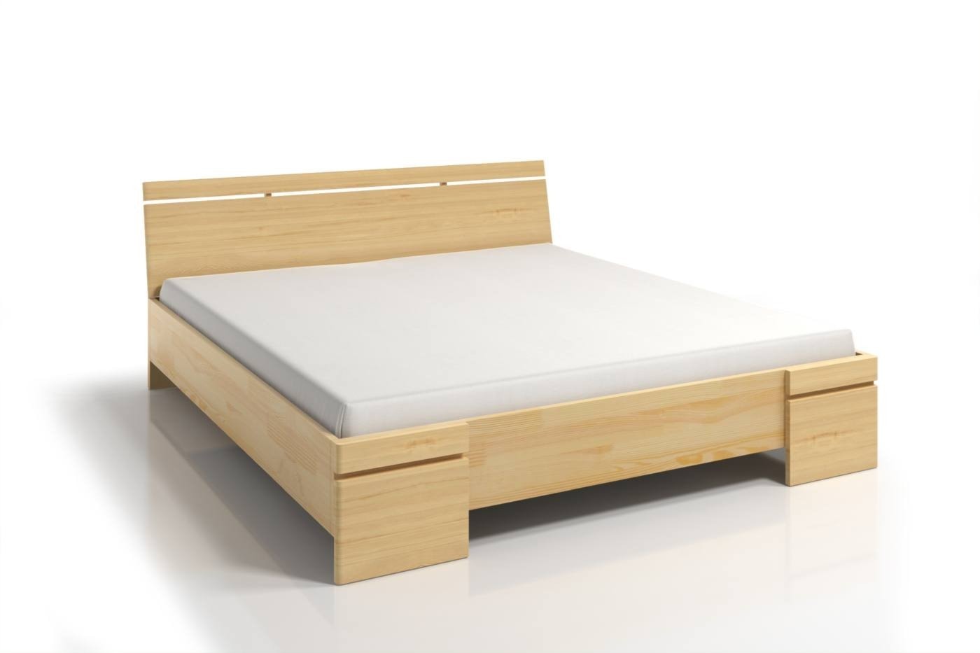 Łóżko drewniane sosnowe Skandica SPARTA Maxi - zdjęcie od onemarket.pl - meble i dodatki - Homebook
