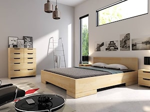 Łóżko drewniane sosnowe ze skrzynią na pościel Skandica SPECTRUM Maxi & Long ST - zdjęcie od onemarket.pl - meble i dodatki