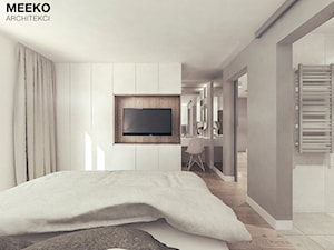 Dom w stylu minimalistycznym - Sypialnia, styl minimalistyczny - zdjęcie od MEEKO Architekci