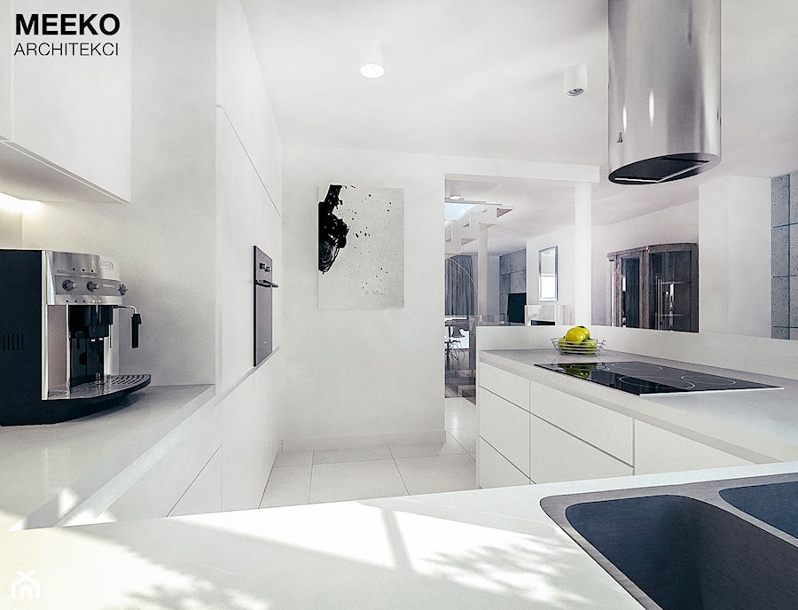 Dom w stylu minimalistycznym - Kuchnia, styl minimalistyczny - zdjęcie od MEEKO Architekci