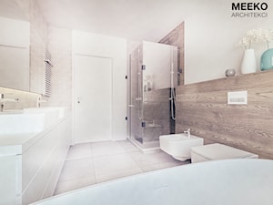 Dom w stylu minimalistycznym - Łazienka, styl minimalistyczny - zdjęcie od MEEKO Architekci