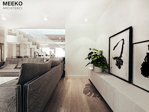 Dom w stylu minimalistycznym - Salon, styl minimalistyczny - zdjęcie od MEEKO Architekci
