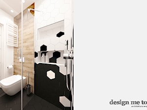 DOM W LESZNOWOLI - Średnia bez okna z punktowym oświetleniem łazienka, styl nowoczesny - zdjęcie od design me too