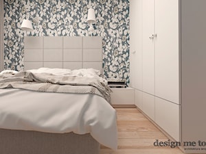 KAWAŁEK NIEBA NA WILANOWIE - Średnia beżowa sypialnia z garderobą, styl nowoczesny - zdjęcie od design me too
