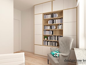 SZCZYPTA KOLORU NA SZCZĘŚLIWICACH - Małe białe biuro, styl nowoczesny - zdjęcie od design me too