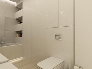 APARTAMENT NA GOCŁAWIU 120 m2 - Średnia bez okna z punktowym oświetleniem łazienka, styl tradycyjny - zdjęcie od design me too