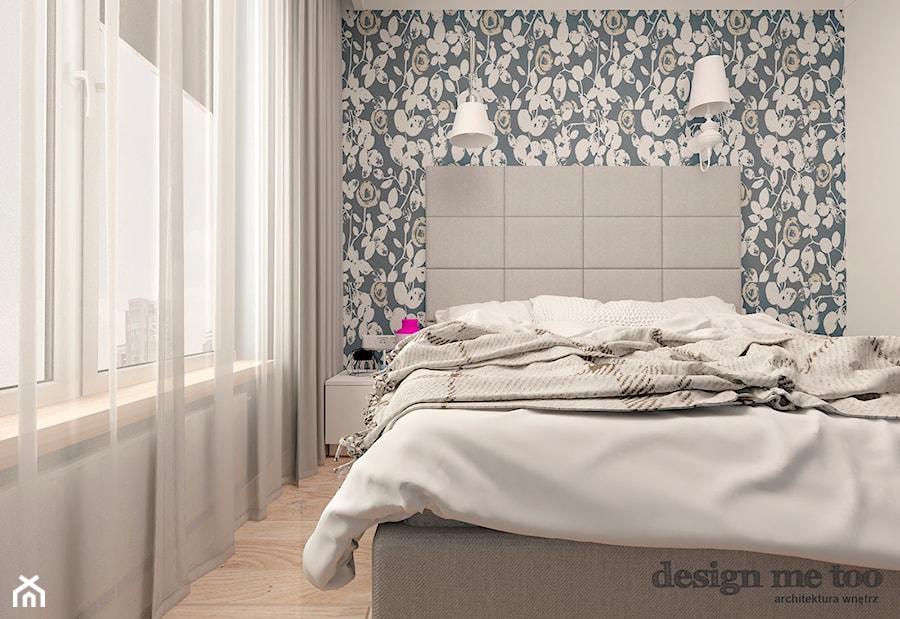KAWAŁEK NIEBA NA WILANOWIE - Mała sypialnia, styl tradycyjny - zdjęcie od design me too