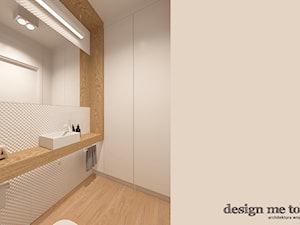 NOWOCZESNY APARTAMENT W PRUSZKOWIE WERSJA II - Łazienka, styl nowoczesny - zdjęcie od design me too