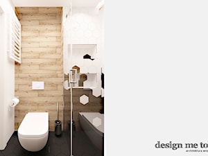 DOM W LESZNOWOLI - Mała bez okna łazienka, styl nowoczesny - zdjęcie od design me too