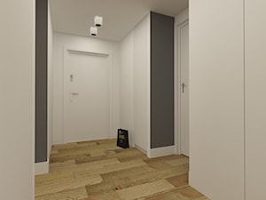 Nowoczesny hol w apartamencie w Tomaszowie Mazowieckim - zdjęcie od design me too