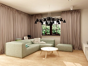 MINIMALISTYCZNY DOM - Salon, styl minimalistyczny - zdjęcie od design me too