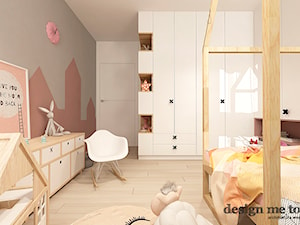 NOWOCZESNY APARTAMENT W PRUSZKOWIE - Średni brązowy szary pokój dziecka dla dziecka dla chłopca dla dziewczynki, styl nowoczesny - zdjęcie od design me too