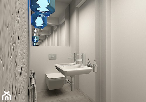 WC w stylu minimalistycznym w apartamencie w Tomaszowie Mazowieckim - zdjęcie od design me too