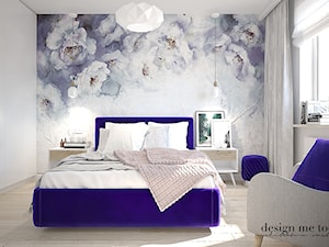 KOBIECE MIESZKANIE NA WYNAJEM - Mała szara sypialnia, styl nowoczesny - zdjęcie od design me too
