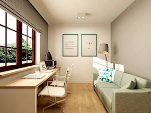 MINIMALISTYCZNY DOM - Biuro, styl minimalistyczny - zdjęcie od design me too