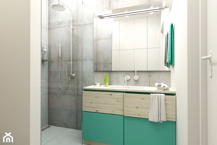 Nowoczesna łazienka z nutą stylu skandynawskiego - zdjęcie od design me too