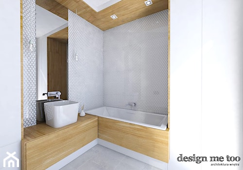NOWOCZESNOŚĆ W SKANDYNAWSKIM STYLU NA GOCŁAWIU - Mała łazienka, styl minimalistyczny - zdjęcie od design me too