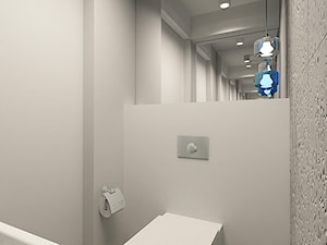 WC w stylu minimalistycznym w apartamencie w Tomaszowie Mazowieckim - zdjęcie od design me too