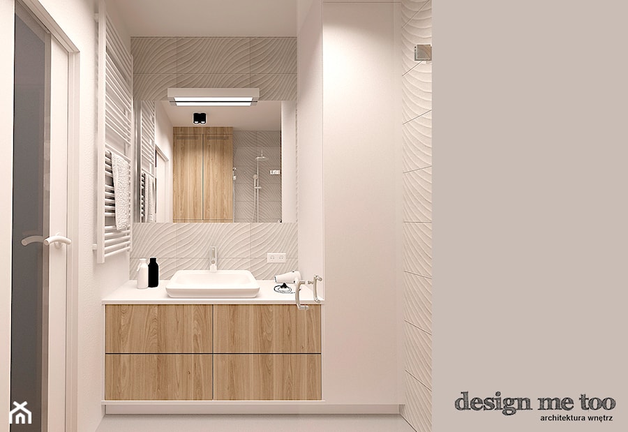 SZCZYPTA KOLORU NA SZCZĘŚLIWICACH - Średnia łazienka, styl nowoczesny - zdjęcie od design me too