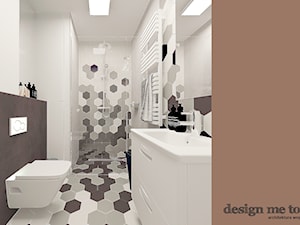 NOWOCZESNE MIĘDZYZDROJE - Średnia bez okna łazienka, styl nowoczesny - zdjęcie od design me too