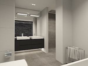 Nowoczesna łazienka w apartamencie w Tomaszowie Mazowieckim - zdjęcie od design me too