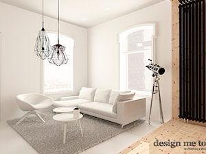 MINIMALISTYCZNA KAWALERKA - Salon, styl minimalistyczny - zdjęcie od design me too