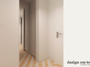 KAWALERKA NA BEMOWIE - Średni beżowy hol / przedpokój, styl minimalistyczny - zdjęcie od design me too