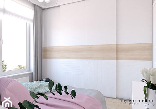 CIEPŁO SKANDYNAWSKICH WNĘTRZ - Średnia szara sypialnia, styl nowoczesny - zdjęcie od design me too