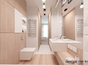 NOWOCZESNY APARTAMENT NA WILANOWIE - Średnia łazienka, styl nowoczesny - zdjęcie od design me too