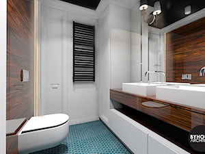 kolorLOVE - Średnia bez okna z lustrem łazienka, styl nowoczesny - zdjęcie od BYHOUSE ARCHITECTS