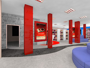 Biblioteka w Krasocinie - Wnętrza publiczne, styl nowoczesny - zdjęcie od Evolution Design