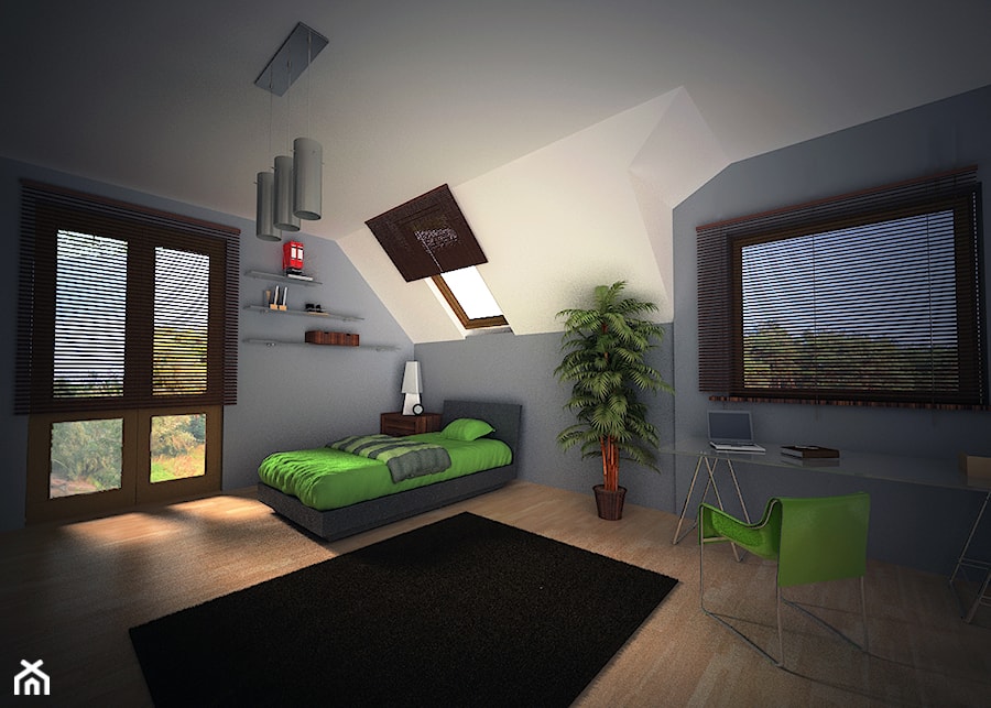 Dom na Domaniówce - Sypialnia, styl minimalistyczny - zdjęcie od Evolution Design