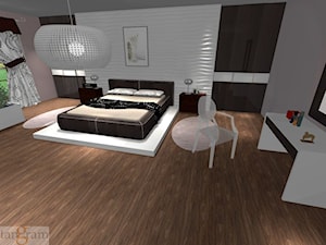 Sypialnia w domu jednorodzinnym - Pleszew - zdjęcie od Tangram wnętrza w dobrym stylu