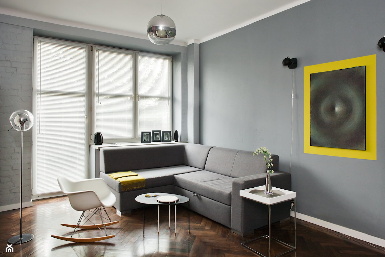 Średni szary salon, styl nowoczesny - zdjęcie od Warsztat Wnętrza - Homebook