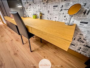 Meble do nowoczesnego domu - Z biurkiem sypialnia, styl nowoczesny - zdjęcie od Zirador - Meble tworzone z pasją