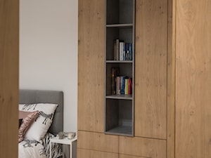Biała minimalistyczna kuchnia - Średnia biała sypialnia, styl minimalistyczny - zdjęcie od Zirador - Meble tworzone z pasją