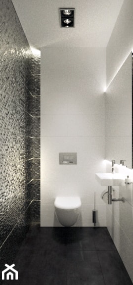 Toaleta 3 wersje - Łazienka - zdjęcie od Będkowska Studio
