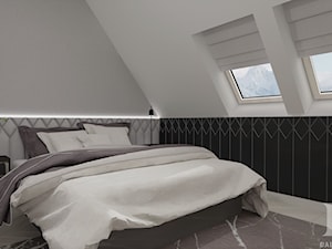 APARTAMENT KRÓLOWA ŚNIEGU ZAKOPANE - Sypialnia, styl nowoczesny - zdjęcie od DALMIKO DESIGN Pracownia Projektowa