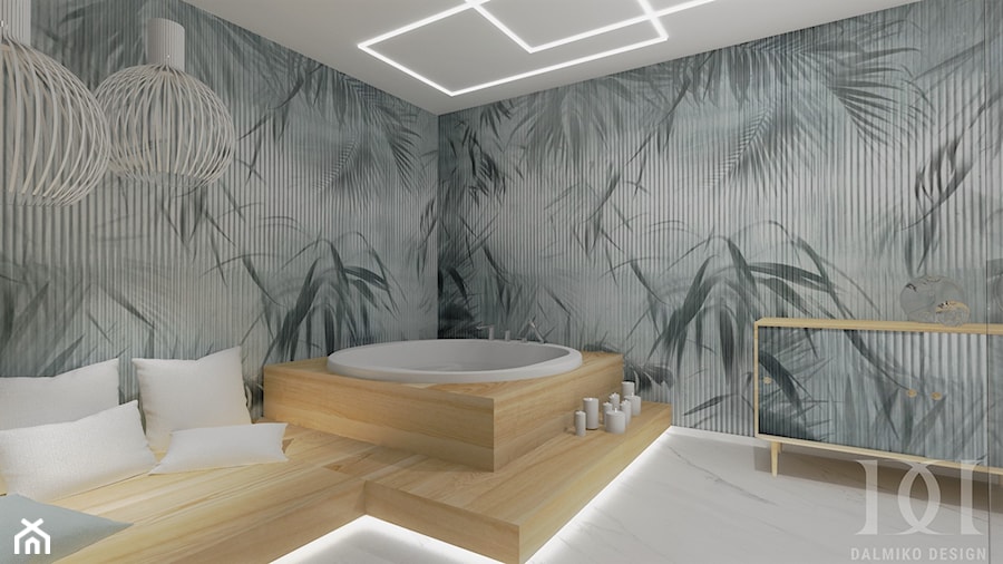 HOLLYWOODZKI SZNYT - Średnia jako pokój kąpielowy łazienka, styl nowoczesny - zdjęcie od DALMIKO DESIGN Pracownia Projektowa