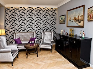 MIESZKANIE W KAMIENICY - Salon, styl tradycyjny - zdjęcie od DALMIKO DESIGN Pracownia Projektowa