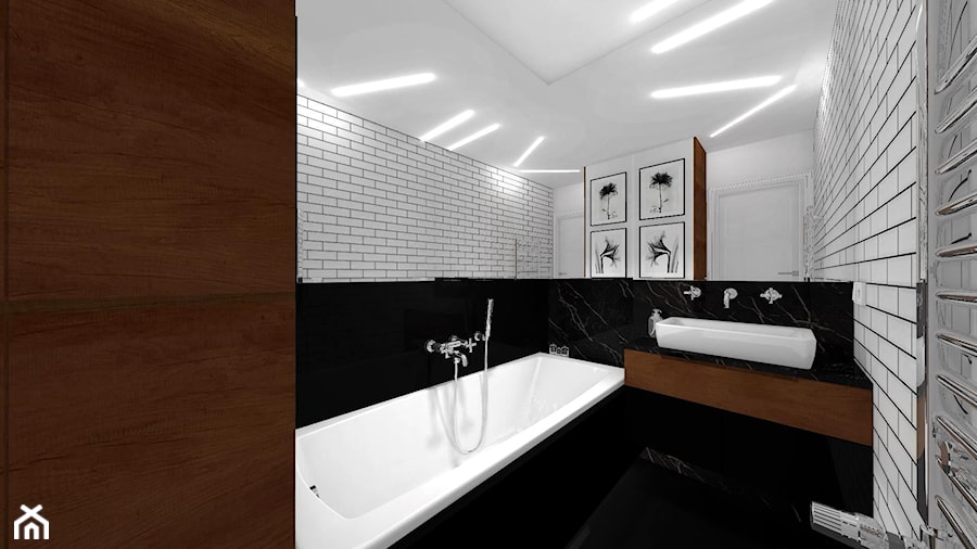 DOM Z KOZĄ - Mała łazienka, styl industrialny - zdjęcie od DALMIKO DESIGN Pracownia Projektowa