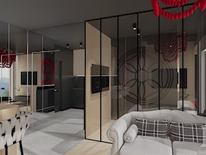 APARTAMENT CZERWONE KORALE ZAKOPANE - Salon, styl nowoczesny - zdjęcie od DALMIKO DESIGN Pracownia Projektowa