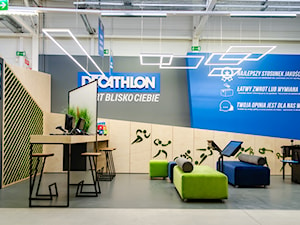 DECATHLON STREFA KLIENTA - Wnętrza publiczne, styl nowoczesny - zdjęcie od DALMIKO DESIGN Pracownia Projektowa