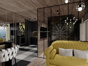 APARTAMENT Z PARZENICĄ ZAKOPANE - Salon, styl nowoczesny - zdjęcie od DALMIKO DESIGN Pracownia Projektowa