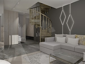 APARTAMENT KRÓLOWA ŚNIEGU ZAKOPANE - Salon, styl nowoczesny - zdjęcie od DALMIKO DESIGN Pracownia Projektowa