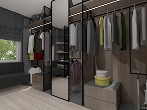 APARTAMENT W MĘSKIM STYLU - Garderoba, styl nowoczesny - zdjęcie od DALMIKO DESIGN Pracownia Projektowa